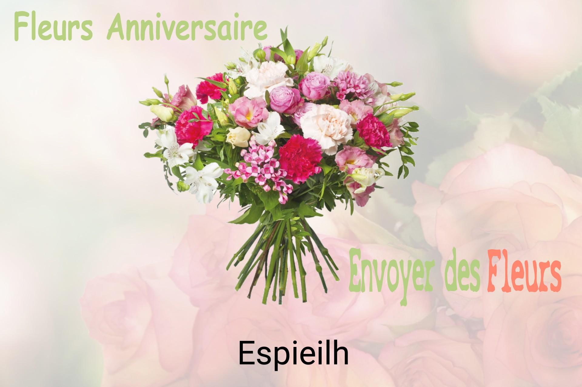 Bouquet de fleurs d’anniversaire livré à Espieilh
