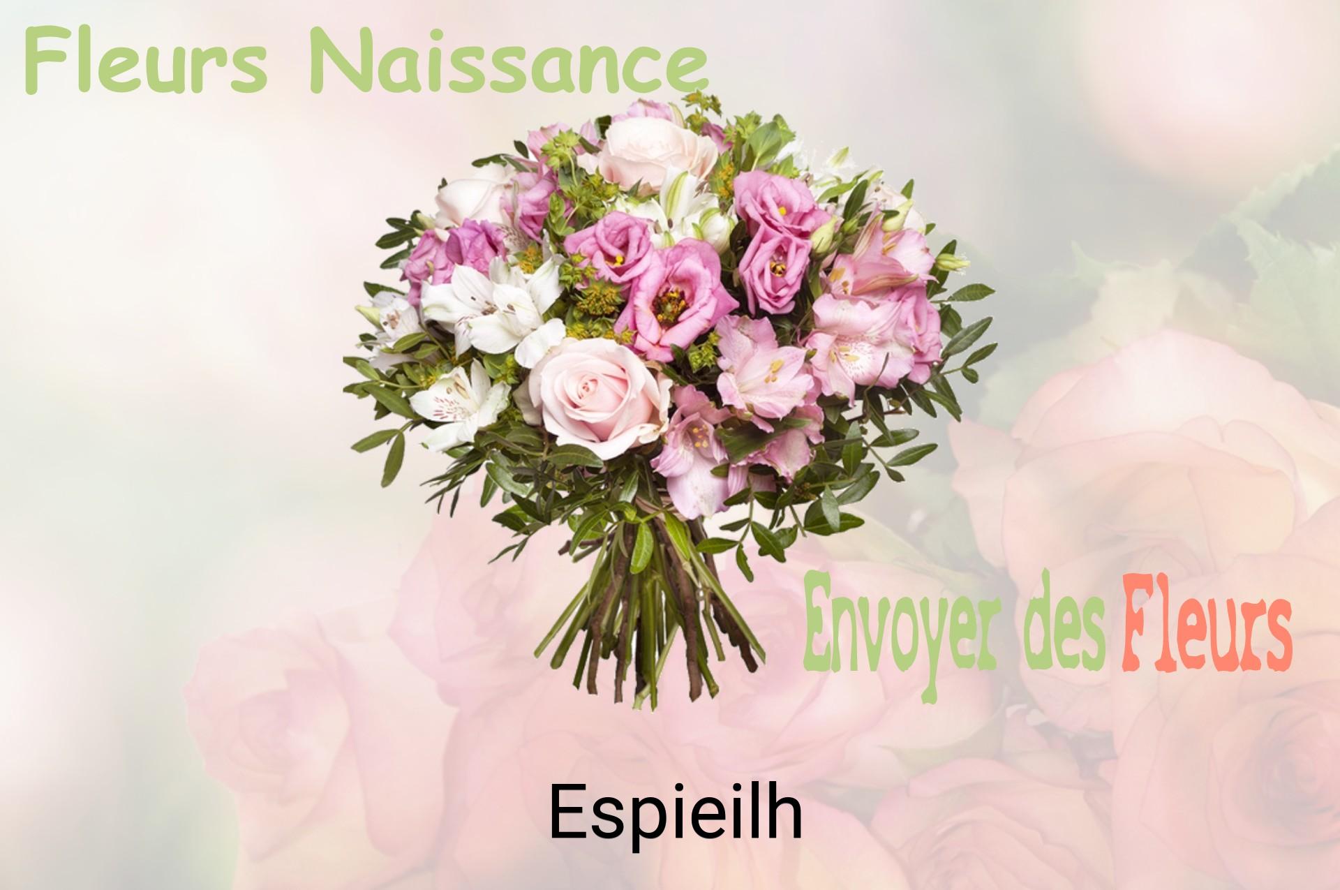 Bouquet de fleurs de naissance livré à Espieilh